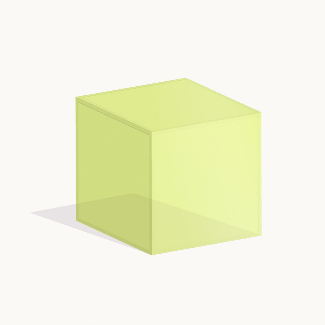 product-photography-prop-acrylic-cube-prop-neon-lime