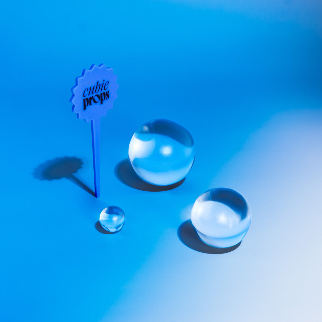 Acrylic Glass Ball Photography Prop Set