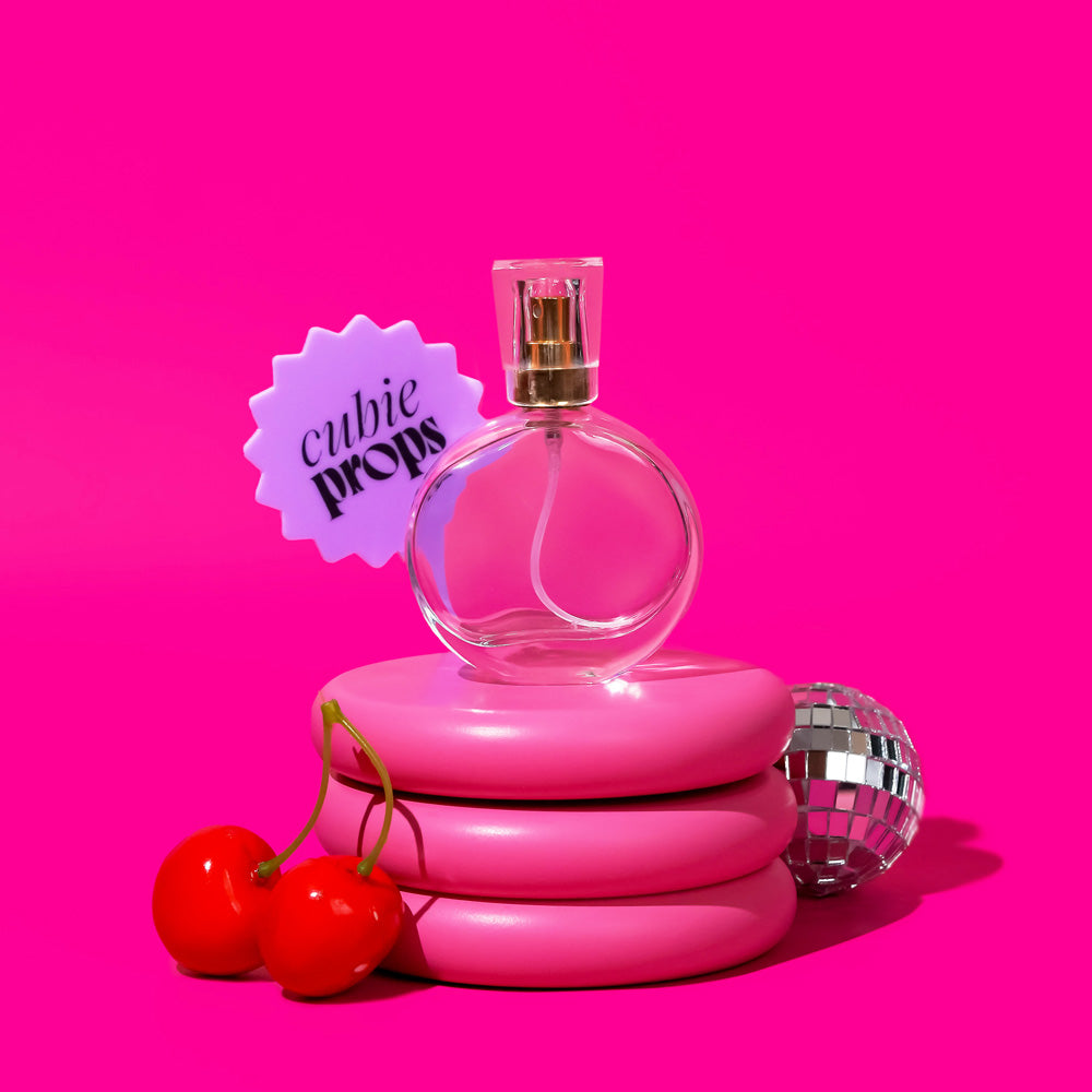Single Bubble Plinth Product Photography Prop Pink