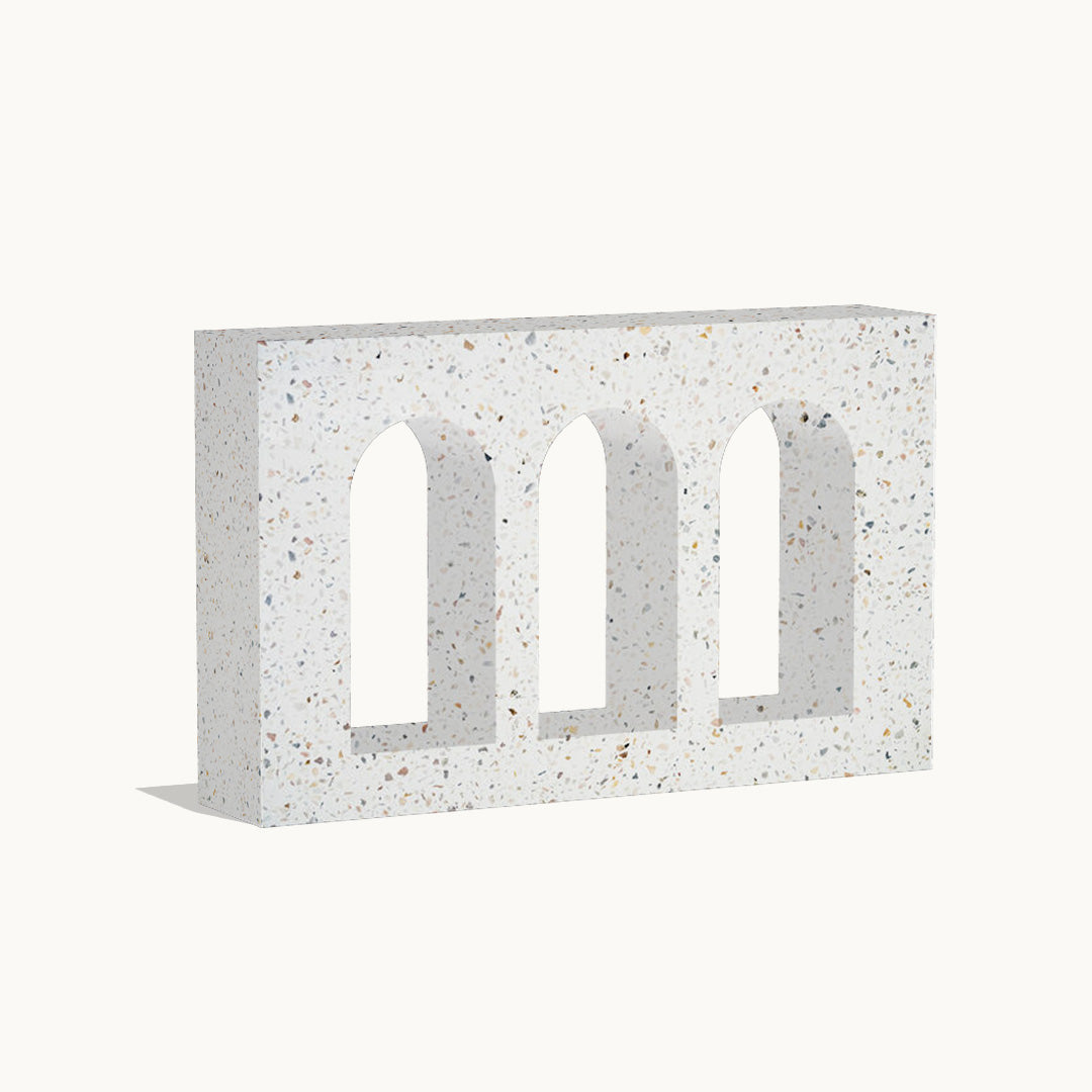 product-photography-prop-triple-arch-aperture-wall-terrazzo
