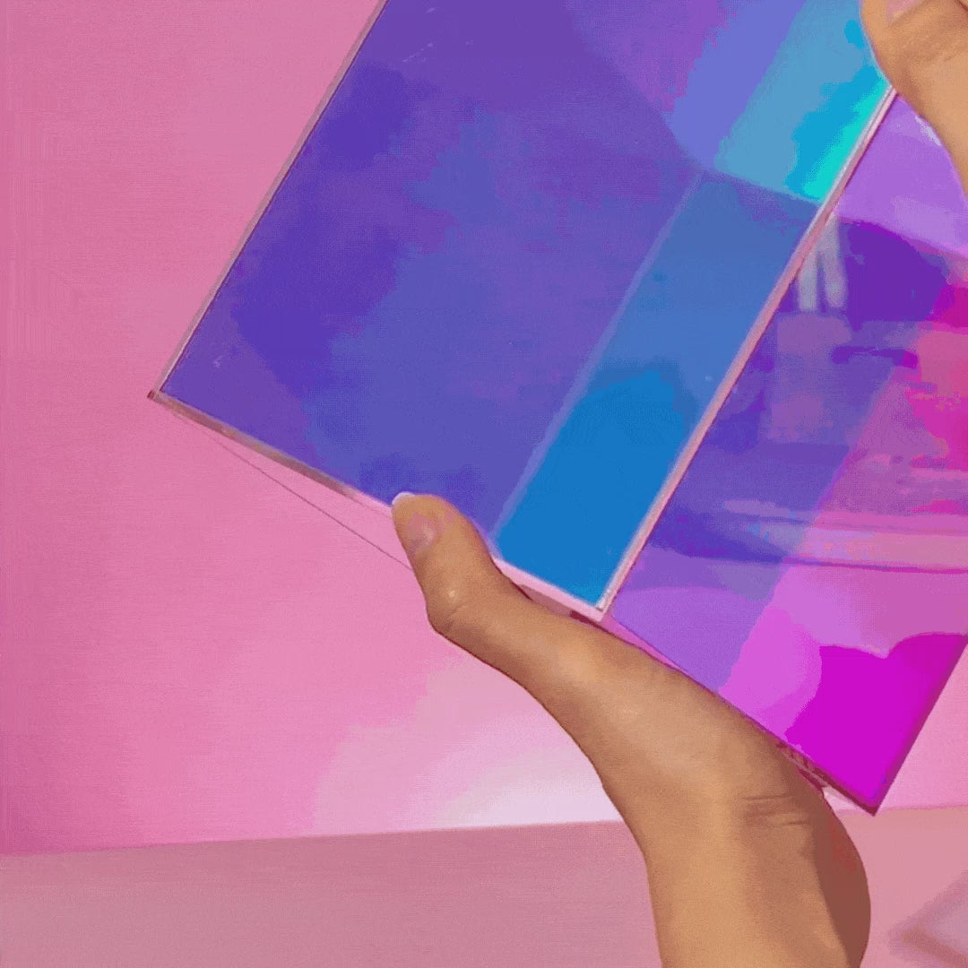 Acrylic-Cube-Prop-Iridescent-Product-Photography