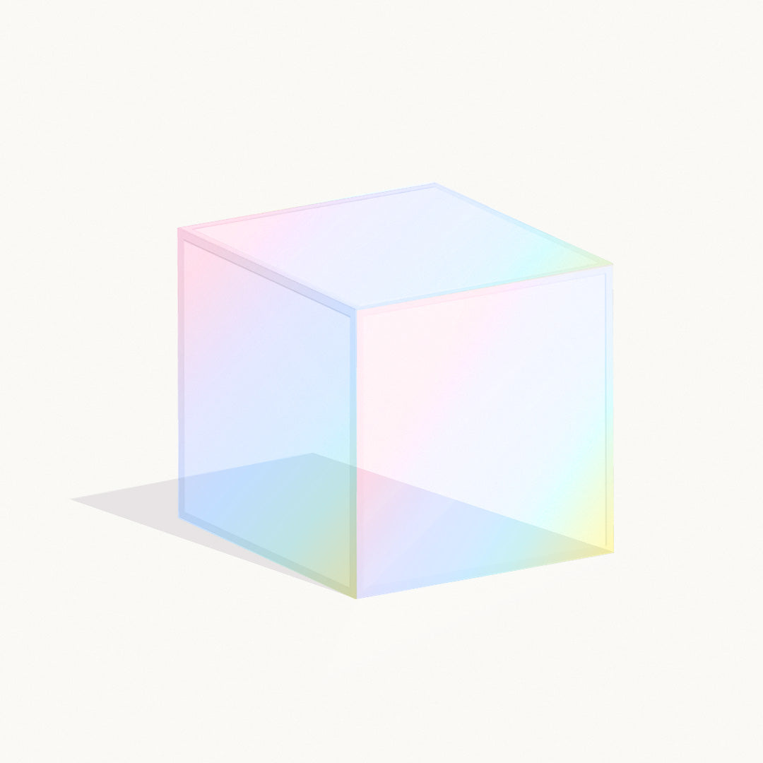 product-photography-prop-acrylic-cube-prop-holographic-iridescent