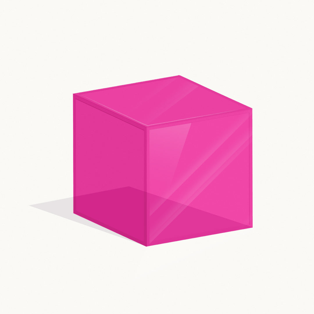 product-photography-prop-acrylic-cube-prop-magenta